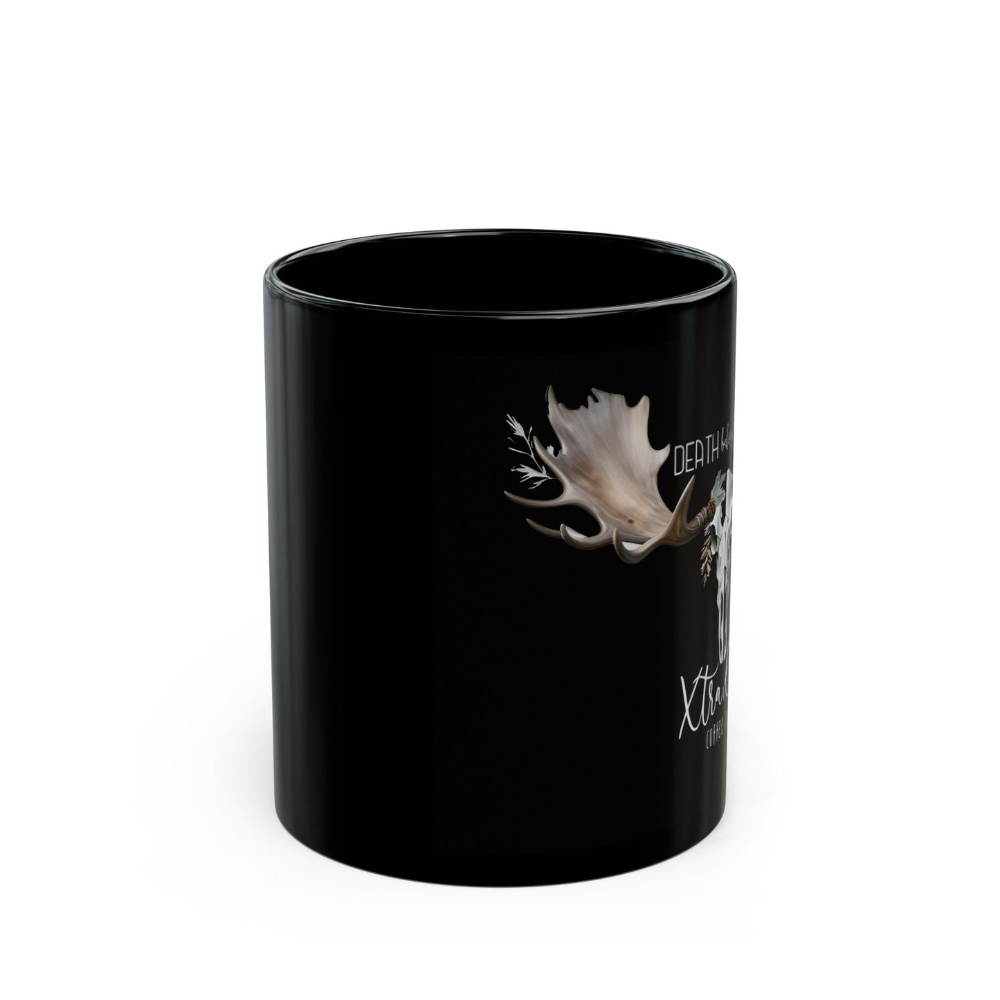 Death Before Decaf Black Coffee Mug - Perfect for Coffee Lovers