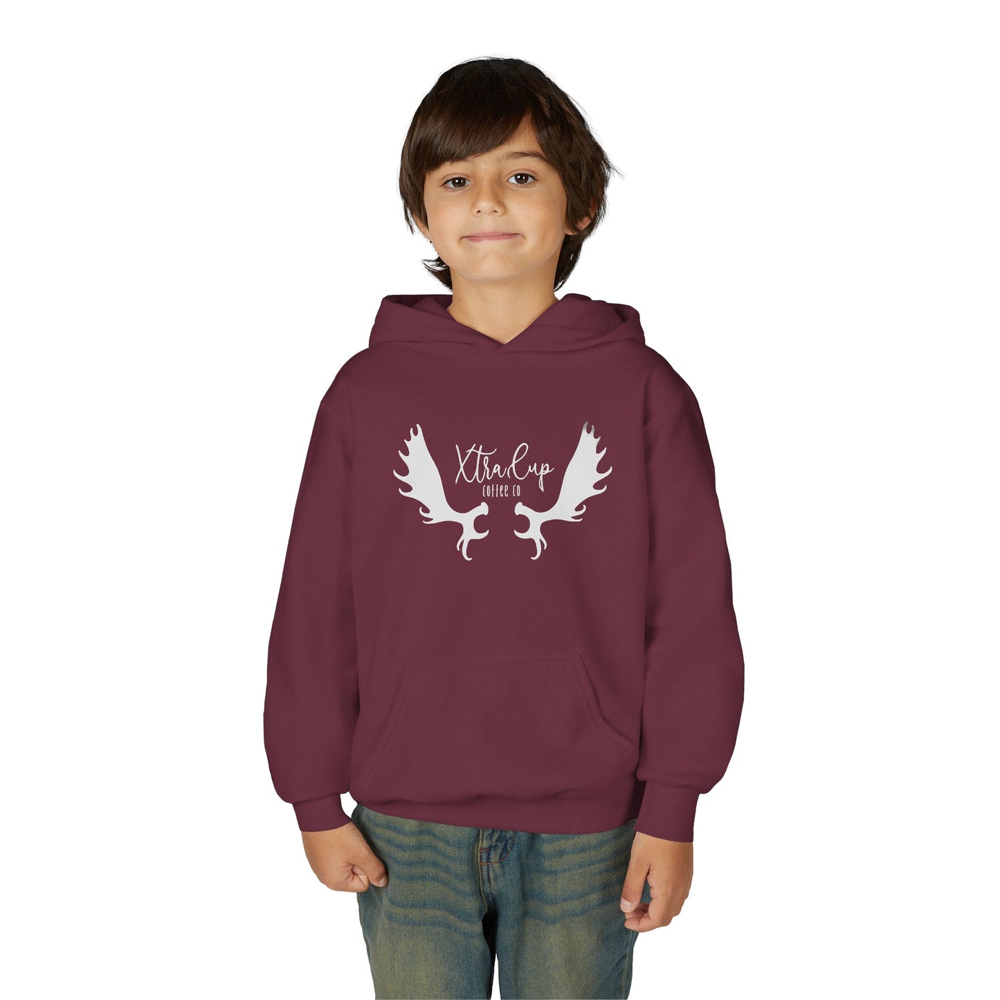 Youth Hoodie with Xtra Life Design, Cozy Kids Pullover Sweatshirt, Birthday Gift, Casual Wear, Cool Teens Apparel