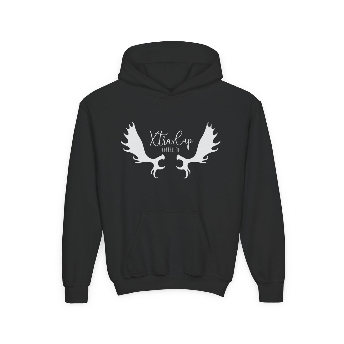 Youth Hoodie with Xtra Life Design, Cozy Kids Pullover Sweatshirt, Birthday Gift, Casual Wear, Cool Teens Apparel