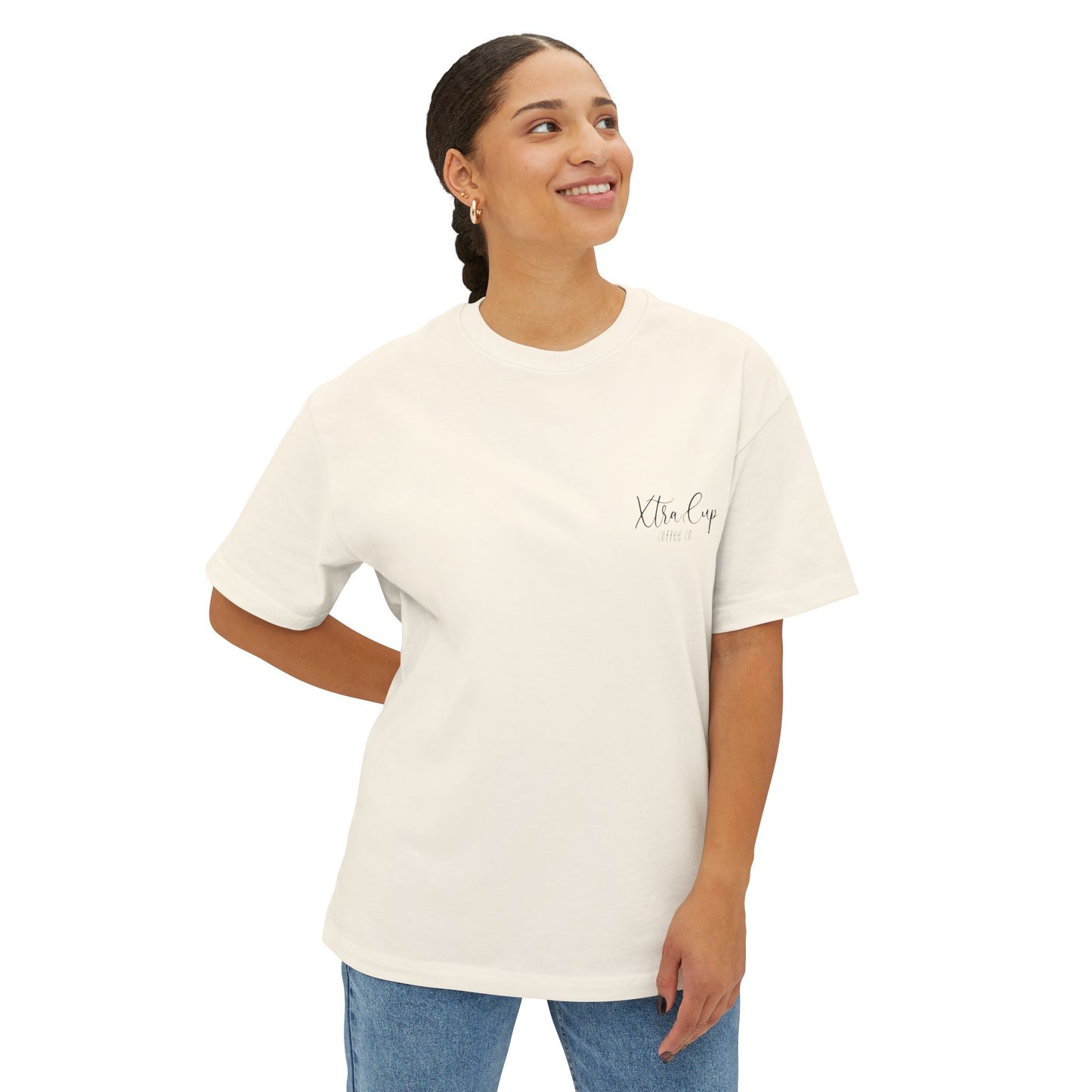 Stylish Unisex Oversized Tee | Perfect for Coffee Lovers, Casual Outings, Gifts, Relaxed Vibes, Everyday Wear