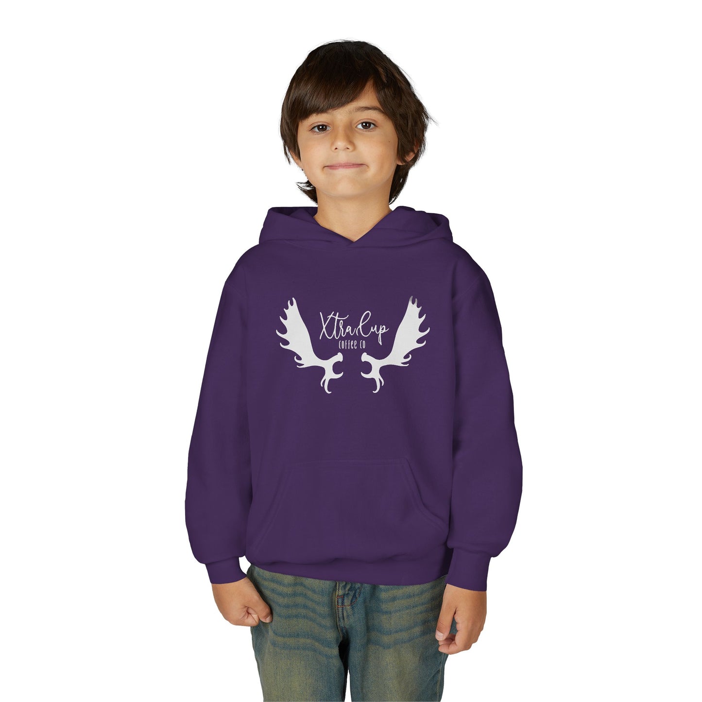 Youth Hoodie with Xtra Life Design, Cozy Kids Pullover Sweatshirt, Birthday Gift, Casual Wear, Cool Teens Apparel