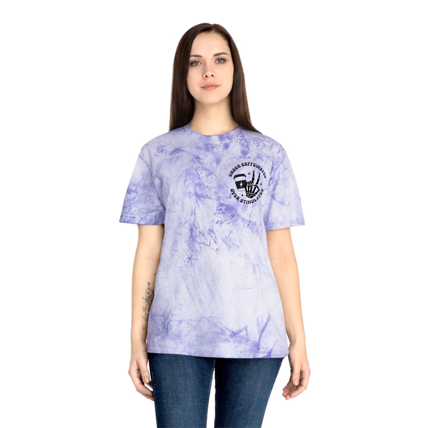 Unisex Color Blast T-Shirt - Unique Graphic Tee, Funny T-Shirt for Coffee Lovers, Casual Wear, Gift for Him or Her, Trendy Shirt