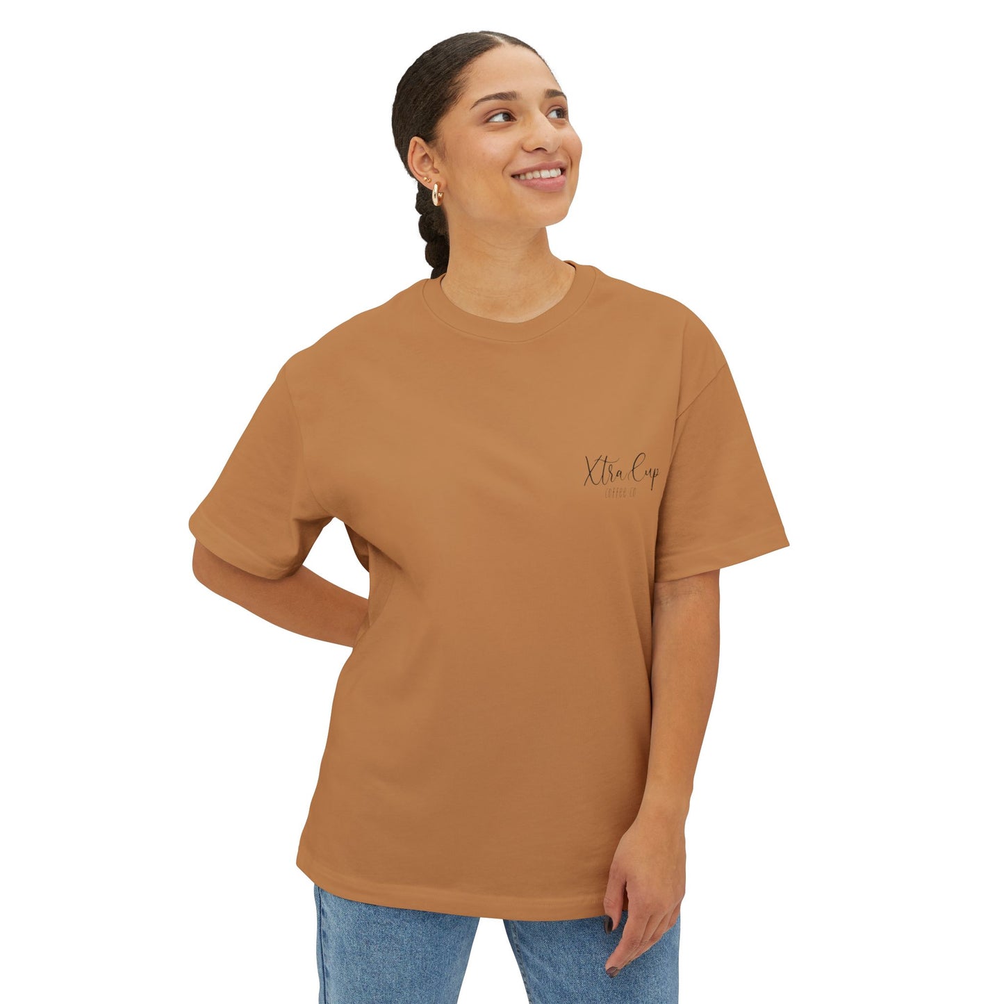 Stylish Unisex Oversized Tee | Perfect for Coffee Lovers, Casual Outings, Gifts, Relaxed Vibes, Everyday Wear