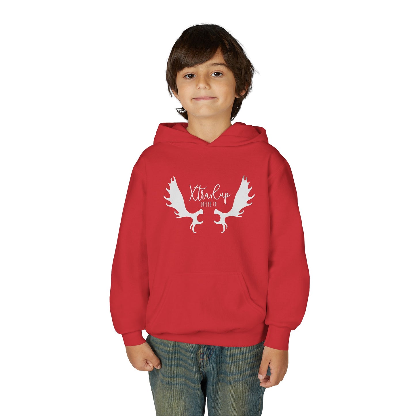Youth Hoodie with Xtra Life Design, Cozy Kids Pullover Sweatshirt, Birthday Gift, Casual Wear, Cool Teens Apparel