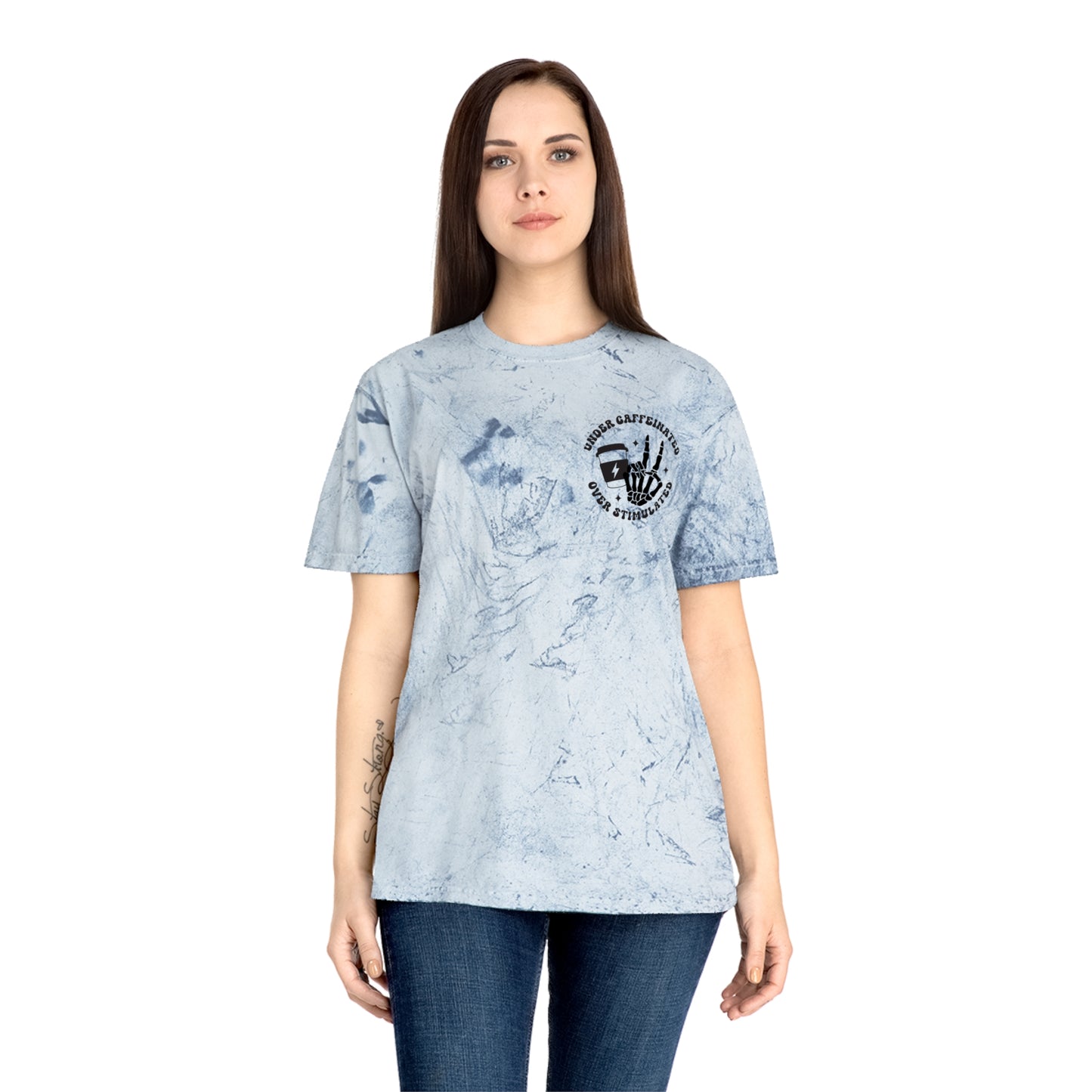 Unisex Color Blast T-Shirt - Unique Graphic Tee, Funny T-Shirt for Coffee Lovers, Casual Wear, Gift for Him or Her, Trendy Shirt