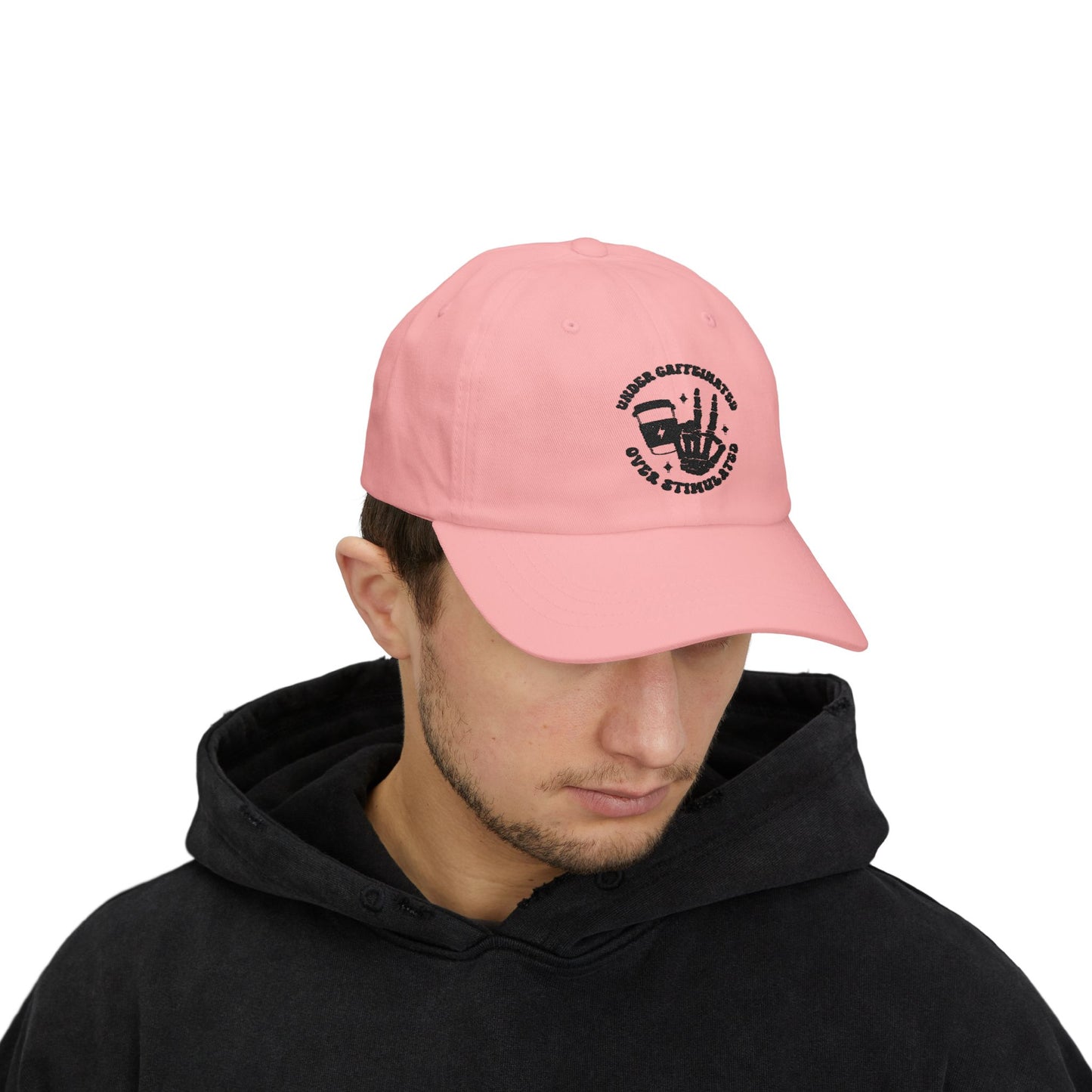 Classic Dad Cap - Under Caffeinated Over Stimulated Hat, Great for Dads, Gifts for Him, Casual Style, Everyday Wear, Father's Day