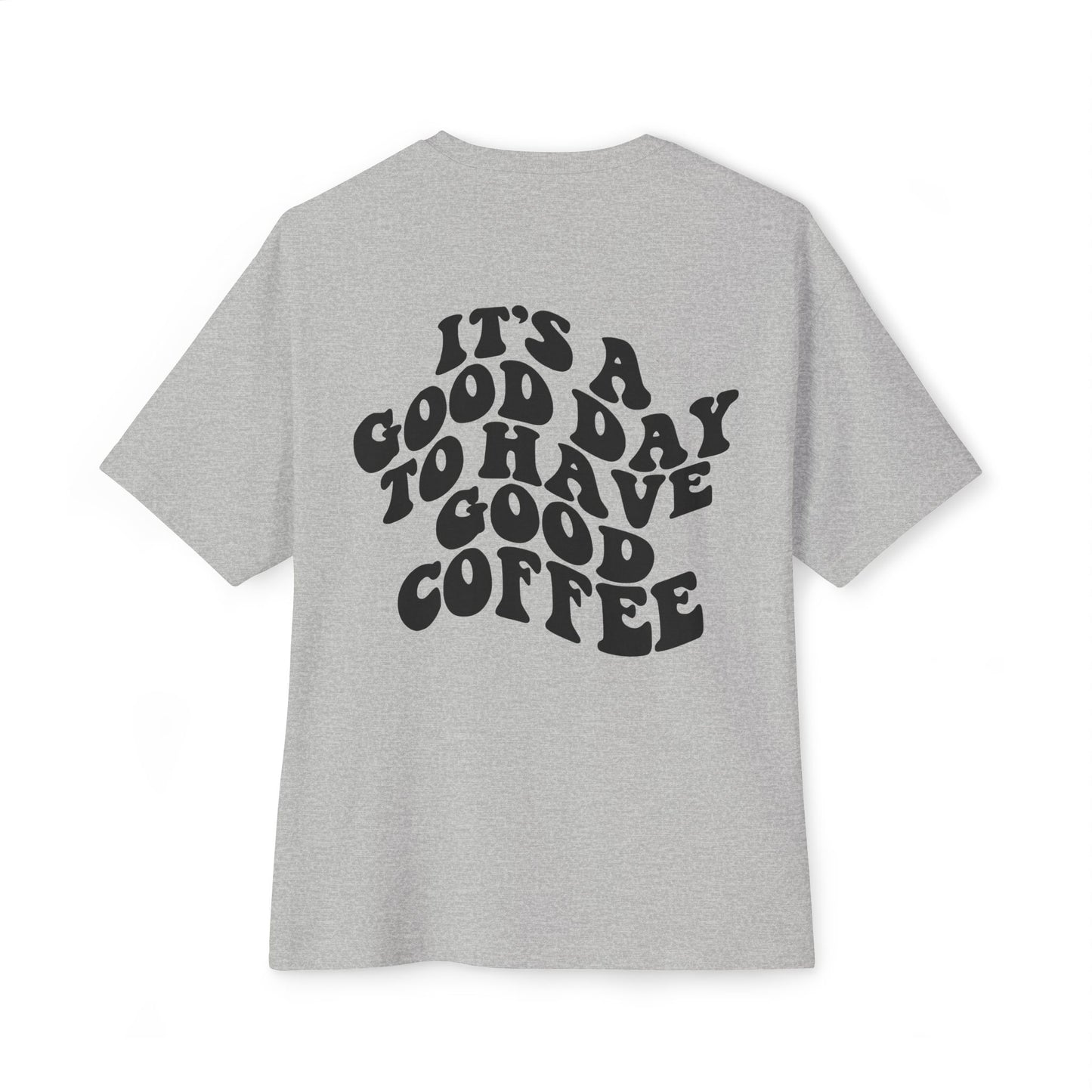 Stylish Unisex Oversized Tee | Perfect for Coffee Lovers, Casual Outings, Gifts, Relaxed Vibes, Everyday Wear