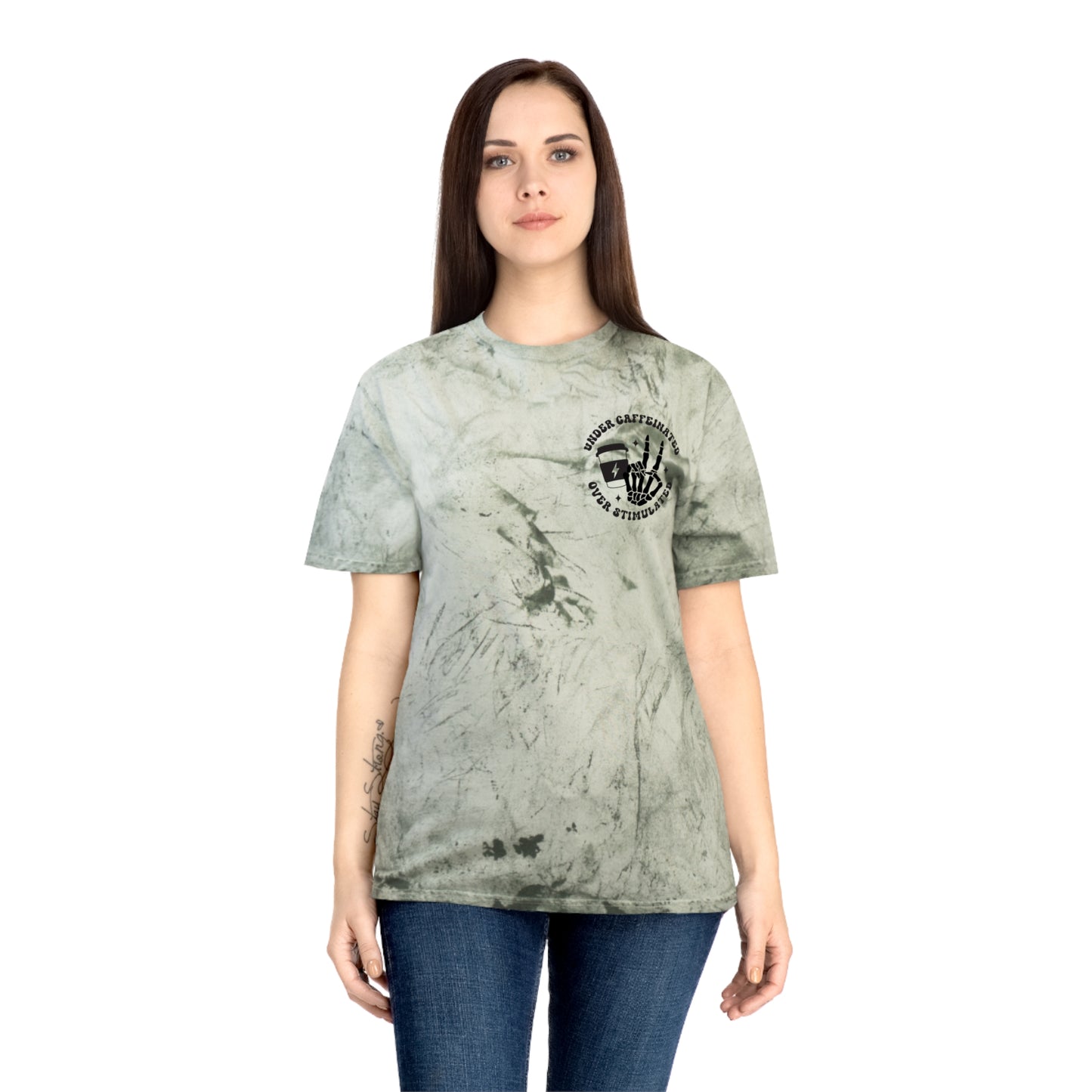 Unisex Color Blast T-Shirt - Unique Graphic Tee, Funny T-Shirt for Coffee Lovers, Casual Wear, Gift for Him or Her, Trendy Shirt