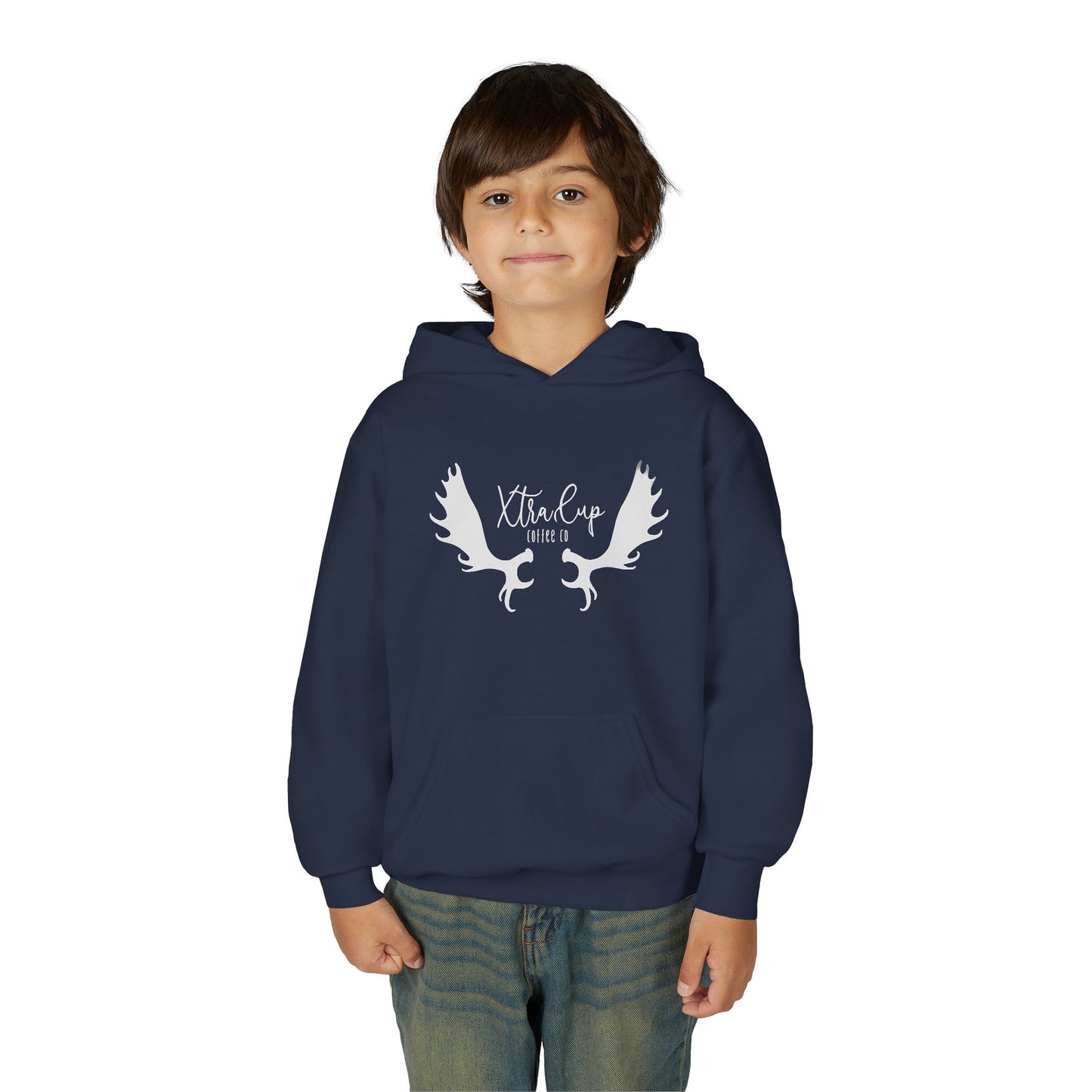 Youth Hoodie with Xtra Life Design, Cozy Kids Pullover Sweatshirt, Birthday Gift, Casual Wear, Cool Teens Apparel