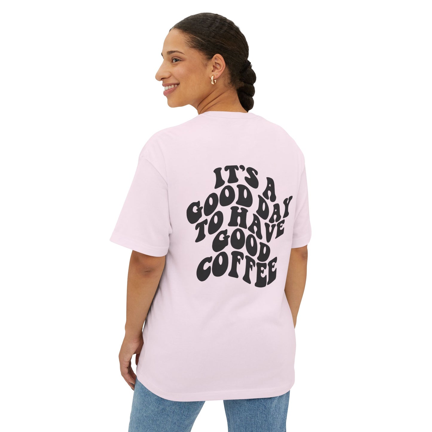 Stylish Unisex Oversized Tee | Perfect for Coffee Lovers, Casual Outings, Gifts, Relaxed Vibes, Everyday Wear