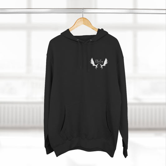 Cozy Floral Fleece Hoodie - Perfect for Relaxation, Gift for Her, Trendy Sweatshirt, Casual Wear, Warm Layering, Everyday Comfort