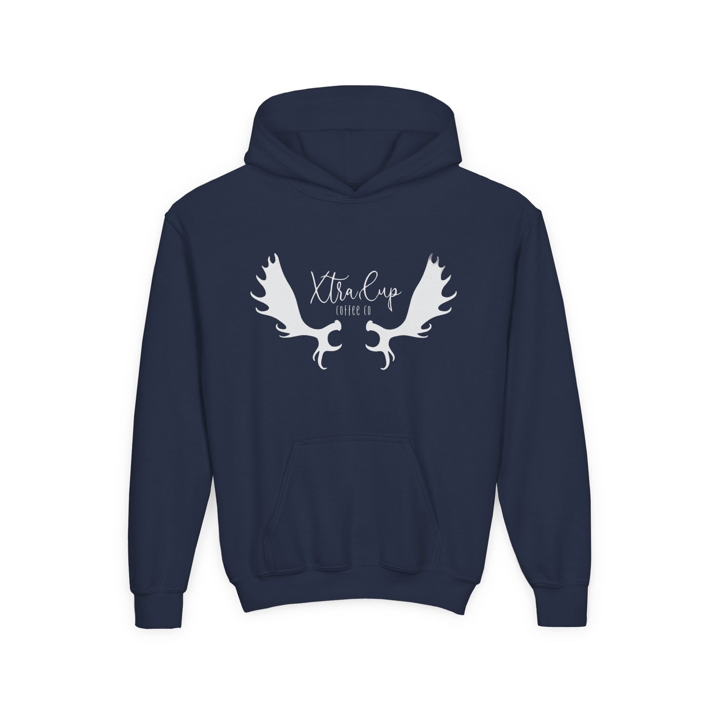 Youth Hoodie with Xtra Life Design, Cozy Kids Pullover Sweatshirt, Birthday Gift, Casual Wear, Cool Teens Apparel