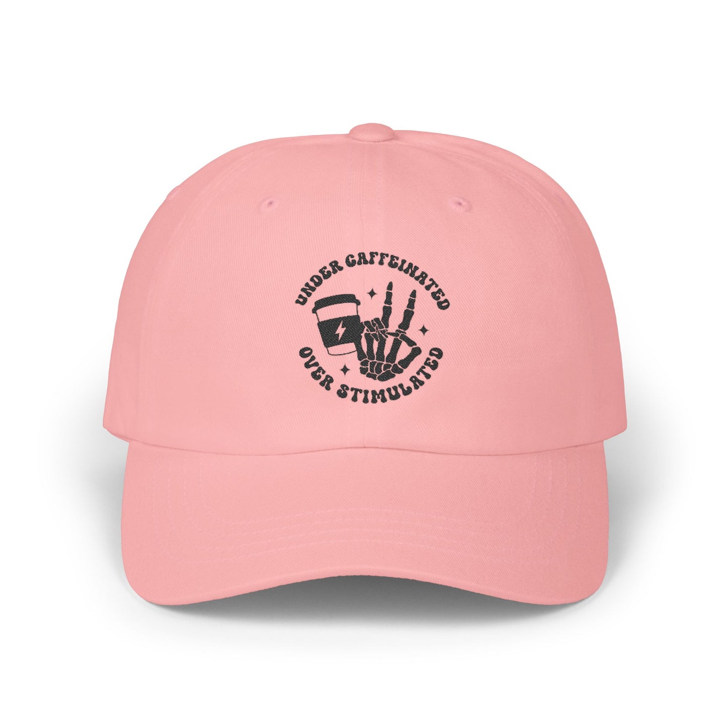 Classic Dad Cap - Under Caffeinated Over Stimulated Hat, Great for Dads, Gifts for Him, Casual Style, Everyday Wear, Father's Day